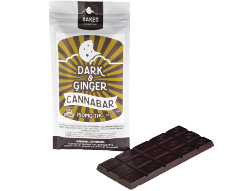 Chocolate Bar Dark Ginger 150mg 9.75